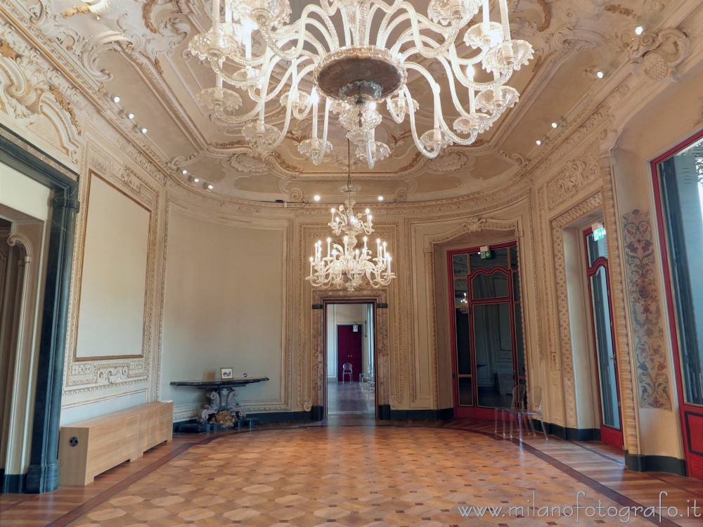 Arcore (Monza e Brianza, Italy) - Oval hall of Villa Borromeo d'Adda